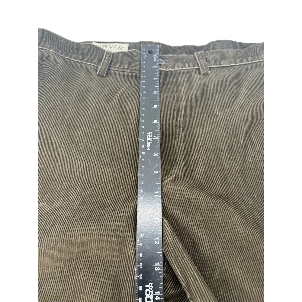 Orvis Corduroy‎ Pants Mens 40 Trousers Brown Cotton Flat Front Straight Leg